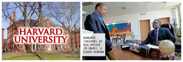 A Scholarship To Harvard University Or To Become Dangote’s P.A, Which Would You Go For? 